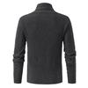 Men's Casual And Trendy Solid-color Warm Sweater, Fashionable Pullover, Men's Long-sleeved Sweater With Semi-high-neck Knitted Sweater Inside