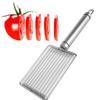 Cortador de Acero Inoxidable para Cebolla Tomate Carne para el Almuerzo Cortador de Huevos con Forma de Flor Cortador de Fruta Utensilios de Cocina