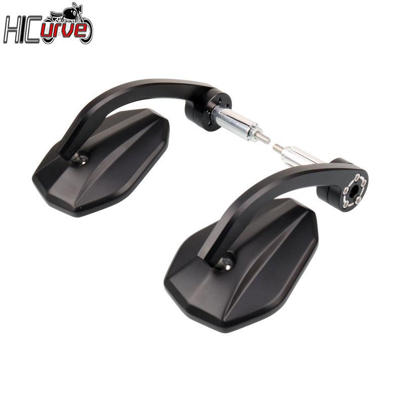 Universal Motorcycle 7/8" 22mm Handle Bar End Rearview Mirror For 250 390 125 690 790 890 890R 1290