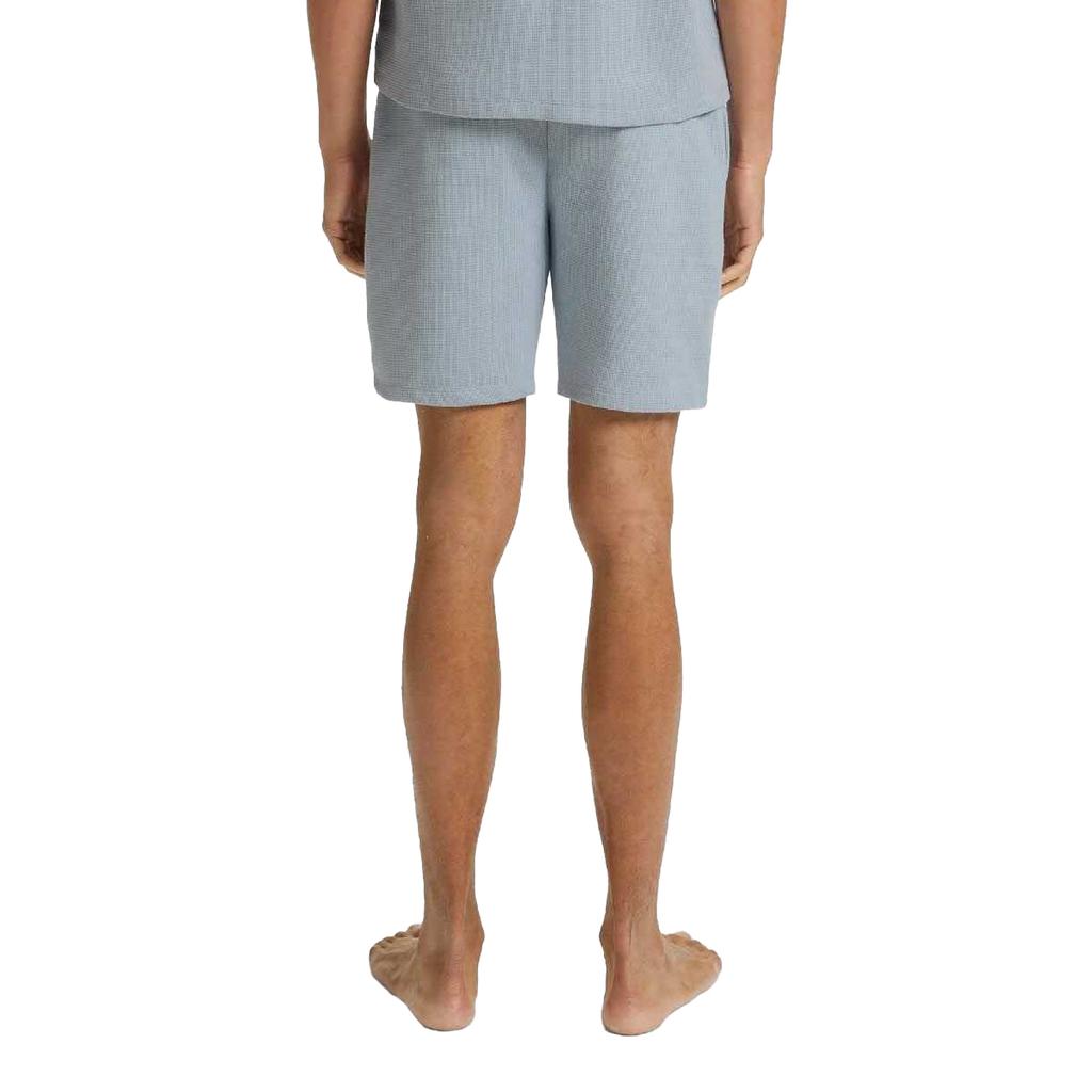 Boss Mens Waffle Embroidered Logo Pyjama Shorts