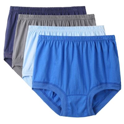 Men Underpants High Waist Seamless Plus Size Loose Elastic Waist Soft Breathable Anti-septic Stretchy Thin Quick Dry Men Briefs Underwear