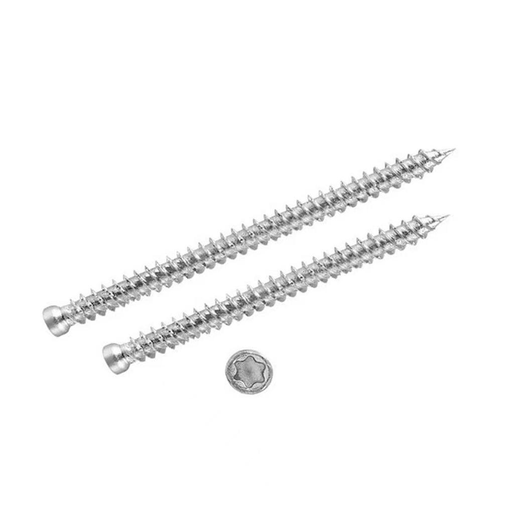 German Style Torx Drive Stainless Steel Self-Cutting and Self-Tapping Screws for Concrete, Doors, and Windows