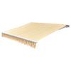Vidaxl Awning, Sunflower Yellow and White, 3x2.5 M (Frameless)
