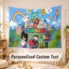 Custom Name Text Tapestry,Toca Boca Boho Wall Hanging, Decorative Backdrop Tapestry For Room