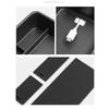 ABS Car Armrest Storage Box Organizer with Antislip Base for Noise Reduction Perfectly Fit Design Easy Installation
