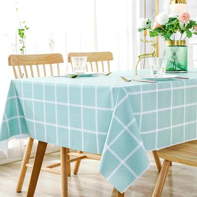 Plastic PVC Thick Rectangular Grid Moisture-Proof Pad Tablecloth – Waterproof & Oil-Resistant, Household Kitchen Table Cover Pad