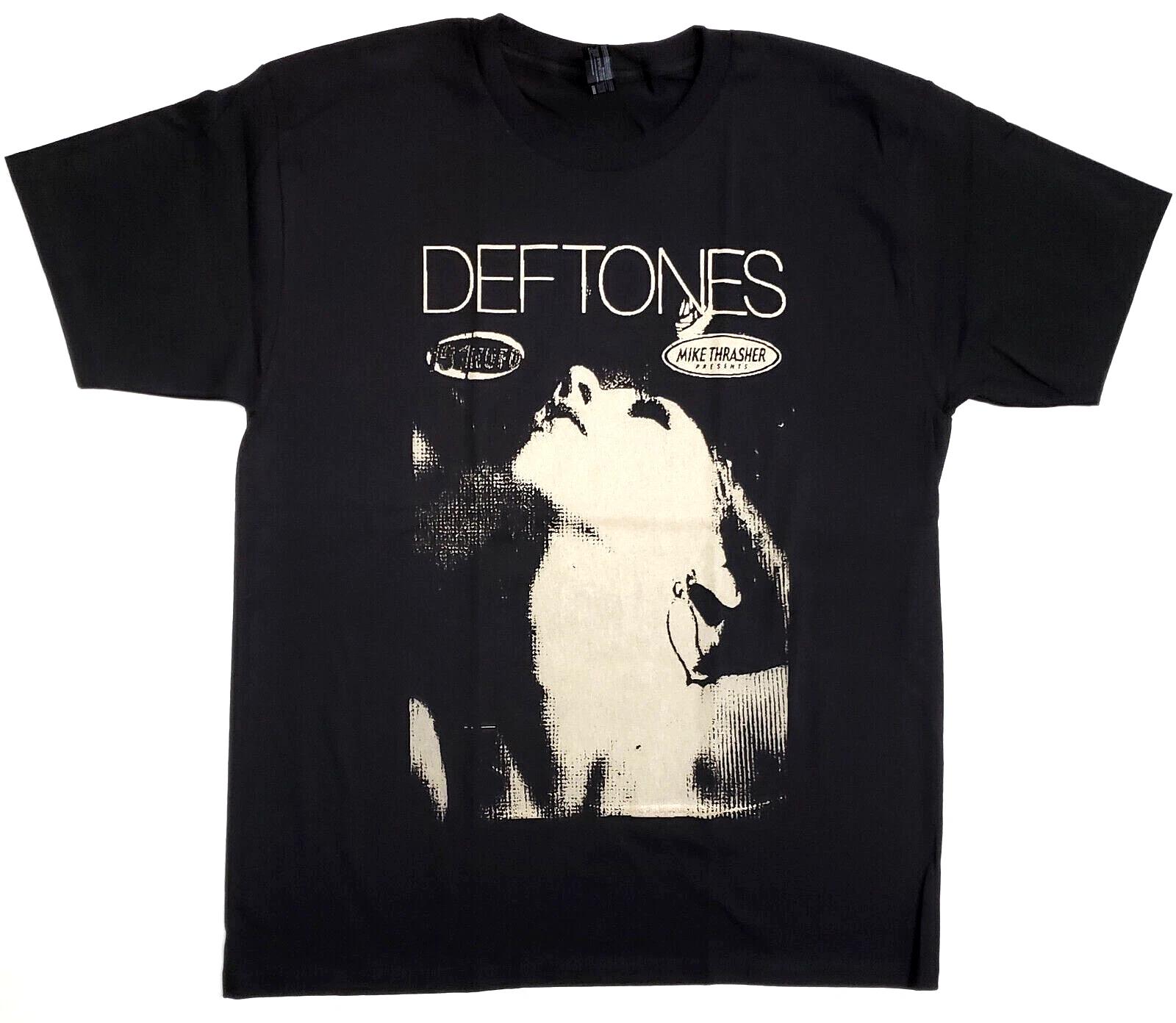 DEFTONES T-shirt Rock Nu Metal Tee 100% Cotton Adult Men s Black New XL