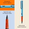 Lamy Al-Star Denim Fountain Pen - Ergonomic Grip & Polished Steel Line Width M - Lightweight Alum...