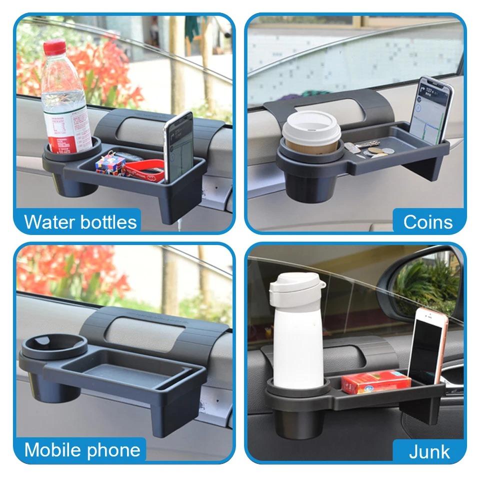 Side Door Window Phone Slot Hanging Organizer Car Organizer Box with Cup Drink Holder Car Side Door Storage Box Car Phone Stand  Auto Accessories