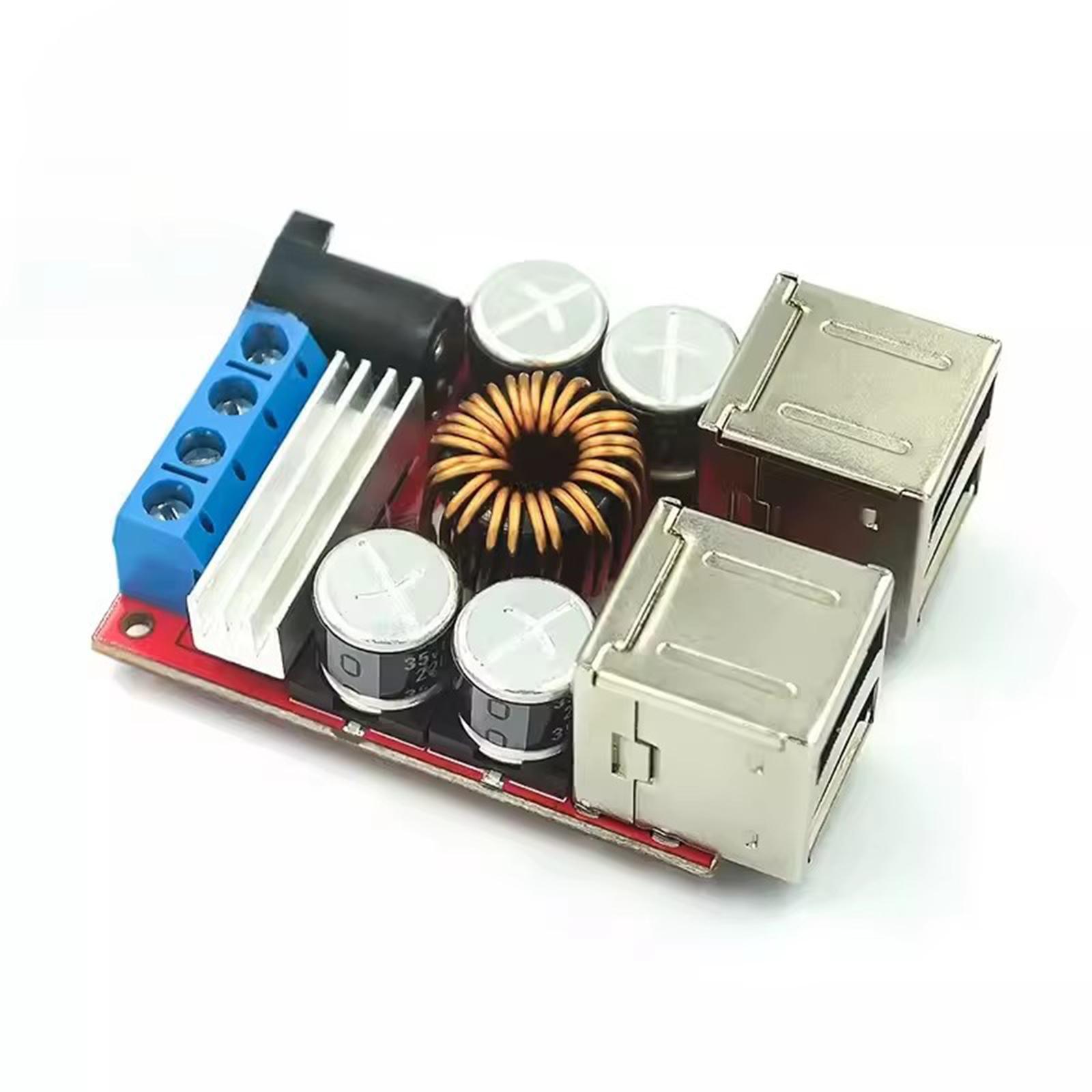

DC-DC Step Down Power Supply Converter Board Module 8V-35V To 5V 8A 4-Port USB Power Buck Converter for Mobile Phone Car China Mainland