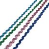 15Yards 8mm Width Wavy Design Ric Rac Ribbon Decorative Craft Ribbon  For Christmas Decor