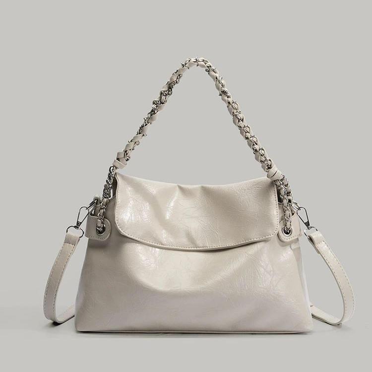 2025 New Fashion Versatile Underarm Bag Large Capacity Vintage Chain Shoulder Crossbody Women's Bag Commuter Handbag Women