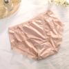 Traceless Pure Desire Sexy Lace Mid-waist Panties Women's Hip Lift Large Size Breathable Panties