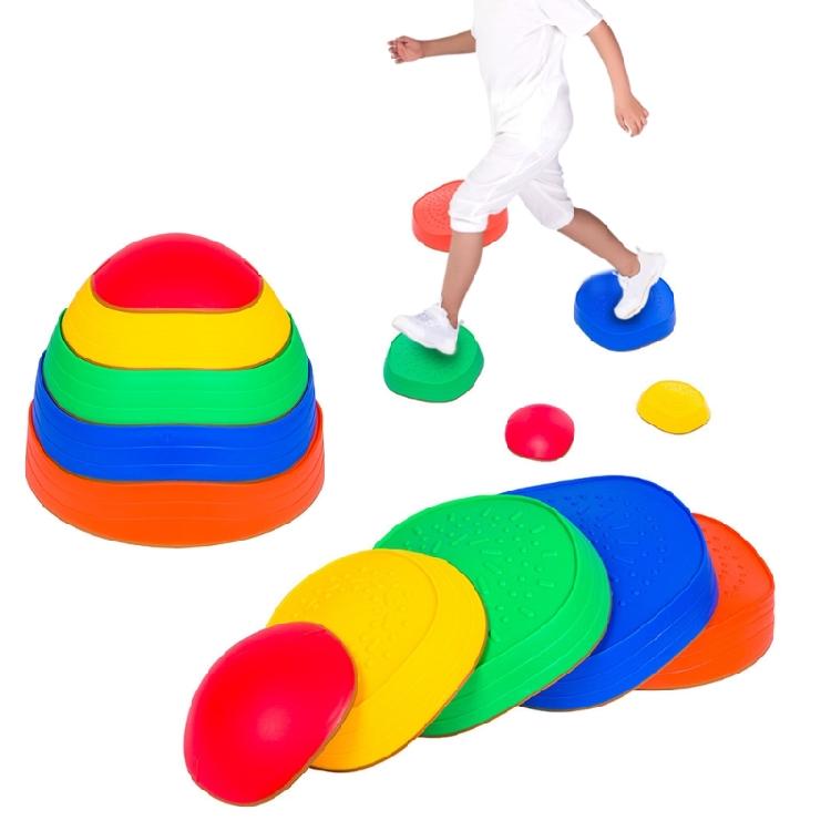5Pcs Promoting Balance Coordination Skills Indoor/Outdoor Play Stepping Stones