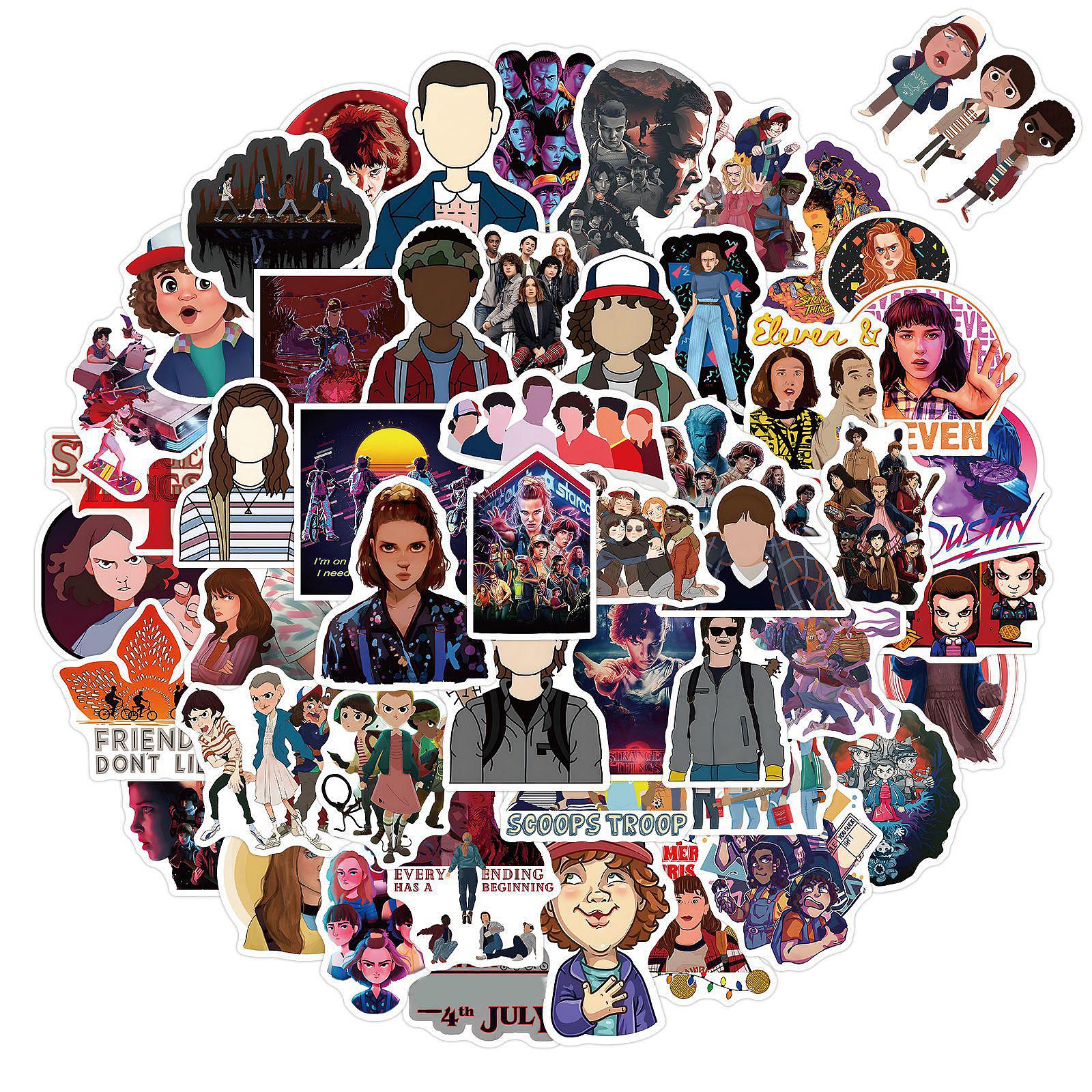 

Веселый набор наклеек для украшения бутылок для воды, багажа, ноутбука и чехла для телефона One Size