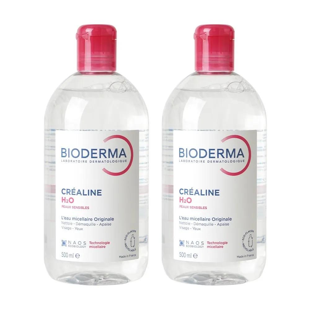 Bioderma Sensibio H2O Cleansing Water 500ml x 2 Duo