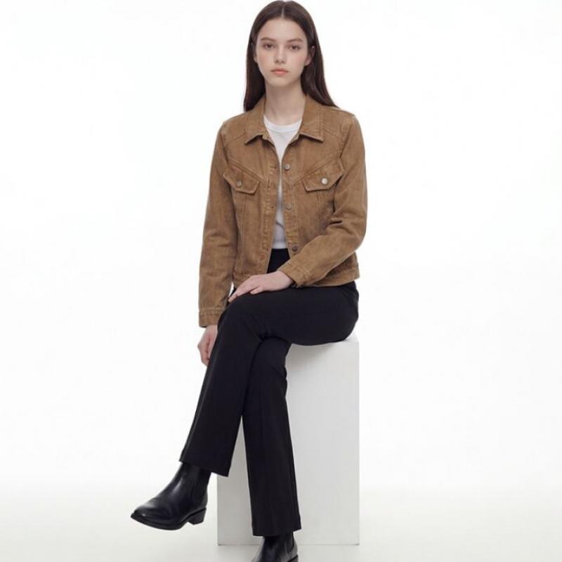 Karra Daily Color Denim Washed Jacket A4s0396