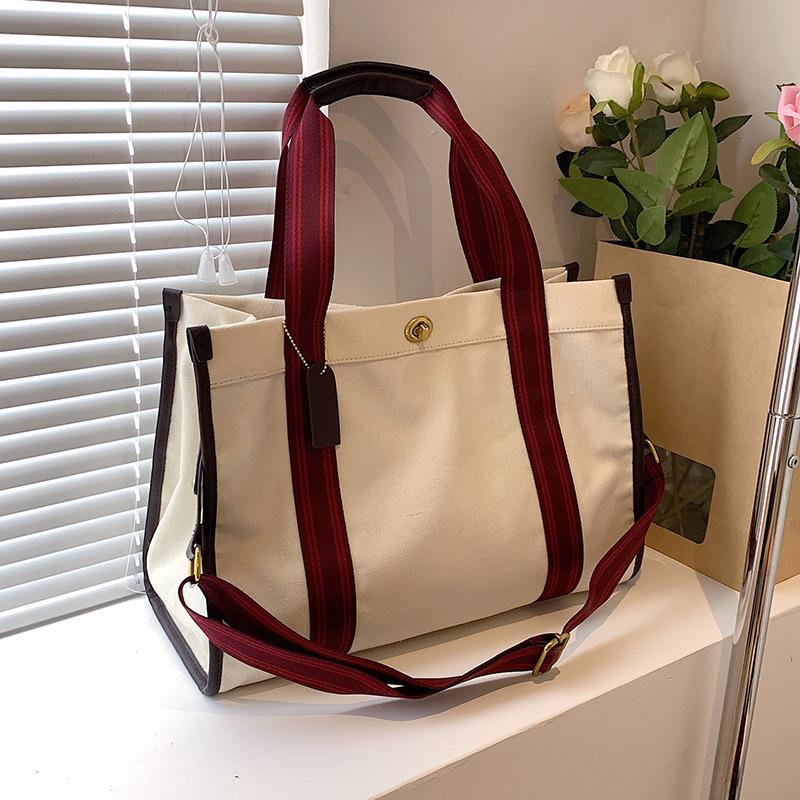 Tote bag women's 2025 new large-capacity backpack autumn and winter versatile shoulder messenger bag premium backpack