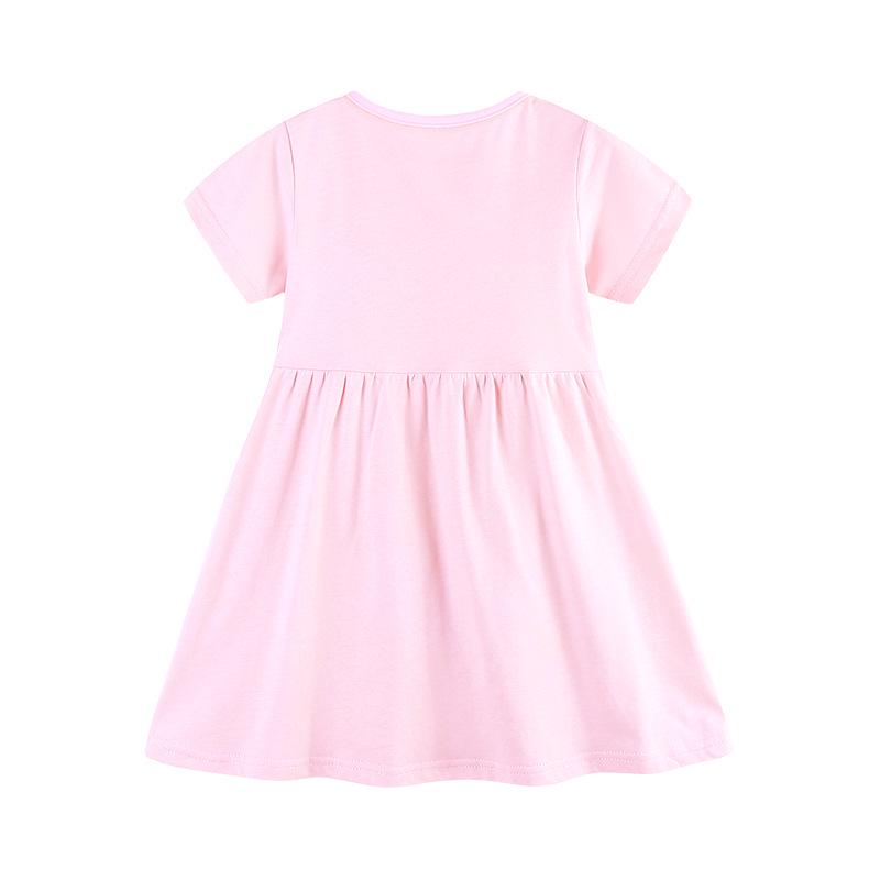 Europäisches & Amerikanisches Cartoon-Print Prinzessinnenkleid für Mädchen - Sommer 2025 Mode