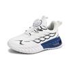 Children's and Boys' Sports Shoes 2025 New Mesh Non-slip Rotary Buckle Running Shoes Medium and Older Children's Casual Sports Shoes Tide