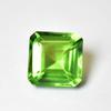 Natural Green Peridot 6.75 Ct CERTIFIED Square Shape Rare Loose Gemstone
