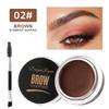 Waterproof Eyebrow Cream with Brush Long-lasting Natural Shape for All Skin Types Perfect Gift for Women