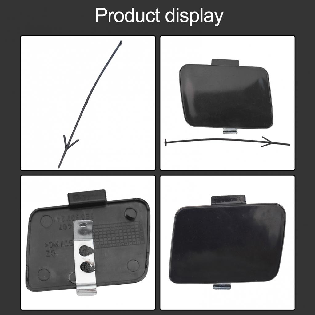 Abschleppöse Abdeckung Fahrzeug 1 Stück 8E0807241 Zubehör Schwarz