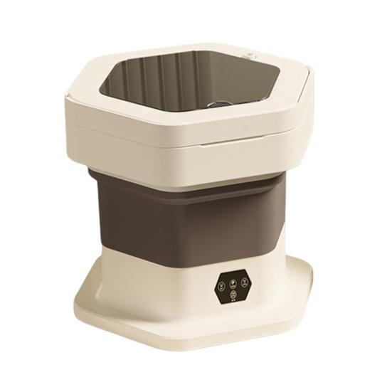 Skládací přenosná mini pračka 8L Kompaktní pračka na spodní prádlo Ponožky Dětské oblečení Poloautomatická pračka pro kolej Karavan Cestování a Malé prostory