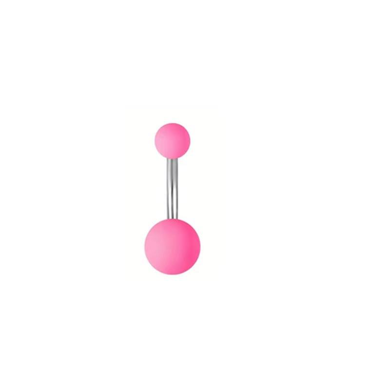 1PC Pink Color Series Crystal Belly Button Rings Snake Flower Heart Belly Ring for Women Stainless Steel Dangled Navel Piercing