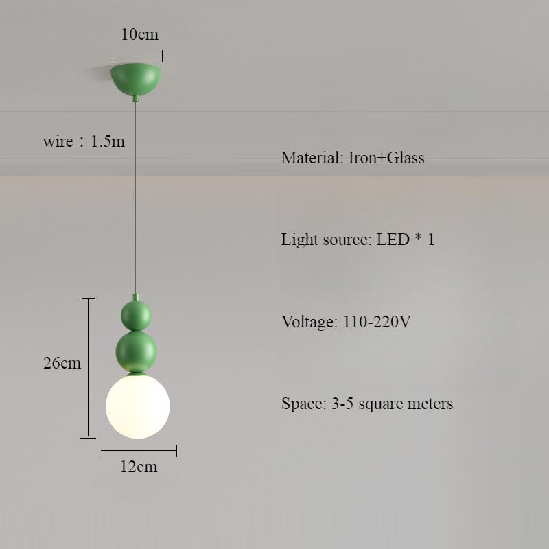Lumină Pandantivă Modernă Minimalistă pentru Restaurant Bar Studiu Stil Nordic Creativ Macaron Minimalist Dormitor Noptieră Lumină Pandantivă LED