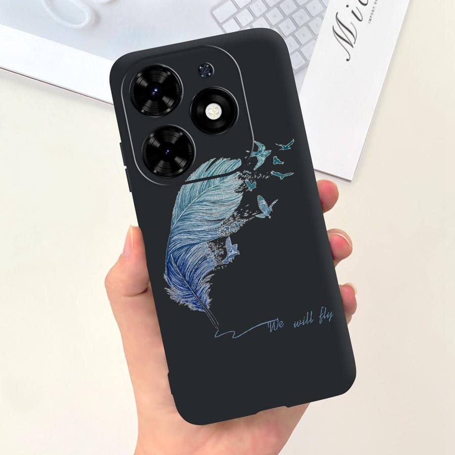 For Tecno Spark GO 2024 Case Spark 20C Spark20 Pop 8 Para Shell Silicone Soft TPU Bumper Cartoon Cool Cute Style Pattern Capas