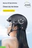 Smiling Face Unisex Summer Motorcycle & Electric Scooter Safety Half Helmet