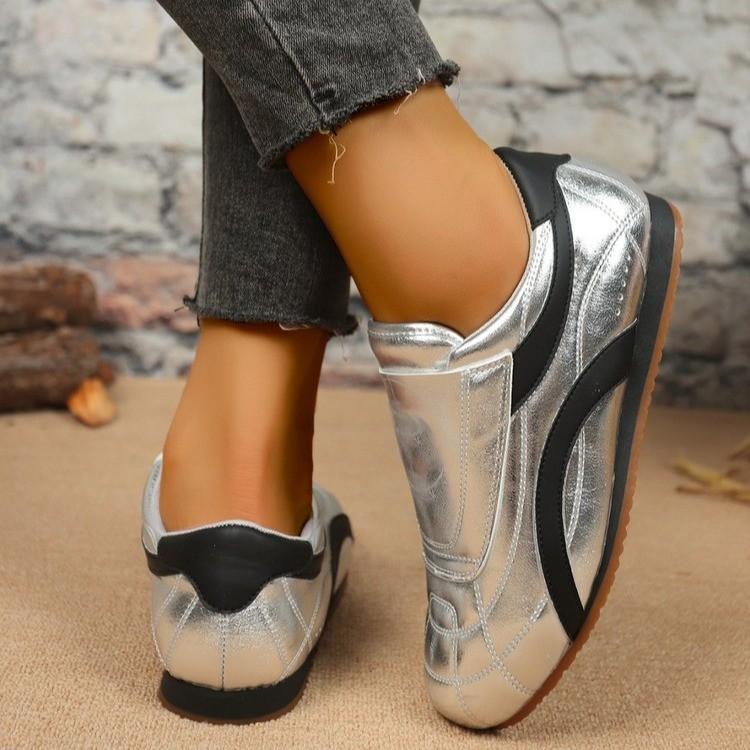 Fashion 2025 Spring/summer Women's Sneakers Casual Platform Female New Striped Casual Running Shoes Comfortable Vulcanized Shoes