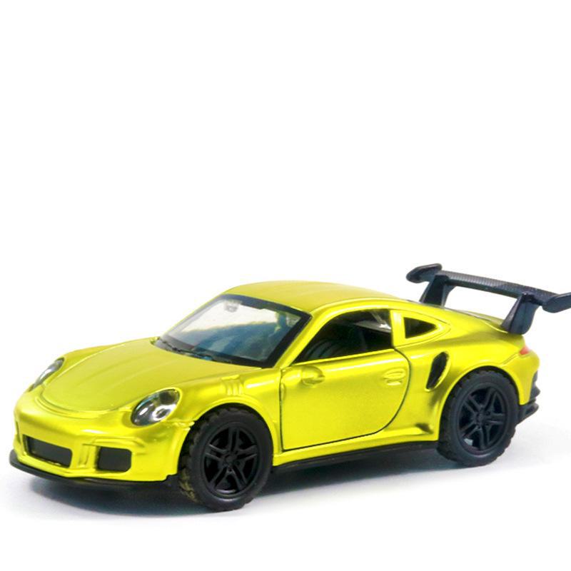 "Children's Off-Road Alloy Car Models with Open Doors - Sports Car Cake Decorations and Gifts for Boys"