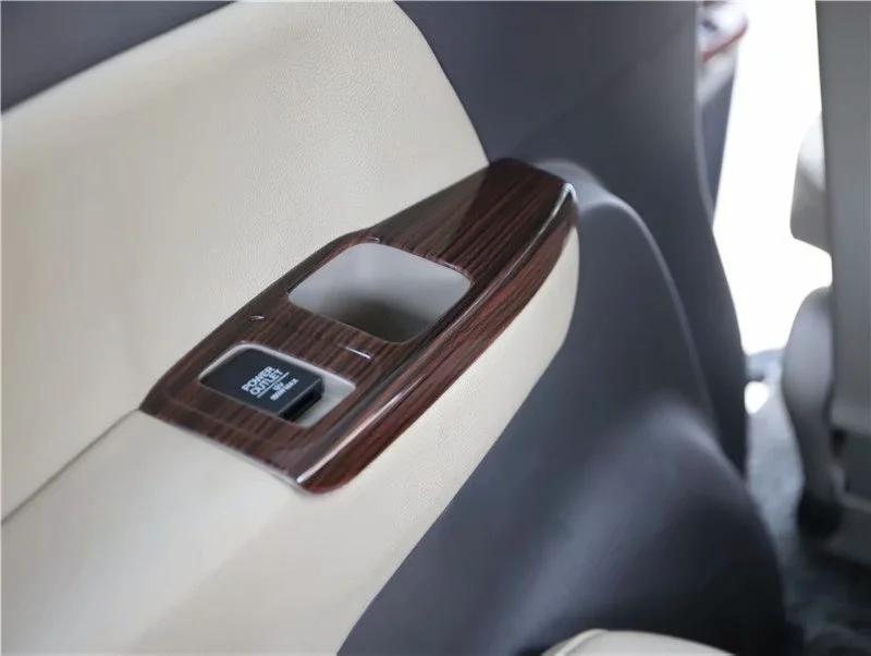 Fit For Honda Odyssey 2015 2016 2017 2018 19 Carbon Fiber Style Interior Trim Accessories Rear Seat Water Cup Panel ABS Sticker