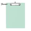 Strong Clamping Clipboard A4 Letter Size Plastic Clipboard, Hard Board with Low Profile School Clip, Lightweight Solid Color for Office Classroom