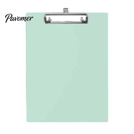 Strong Clamping Clipboard A4 Letter Size Plastic Clipboard, Hard Board with Low Profile School Clip, Lightweight Solid Color for Office Classroom