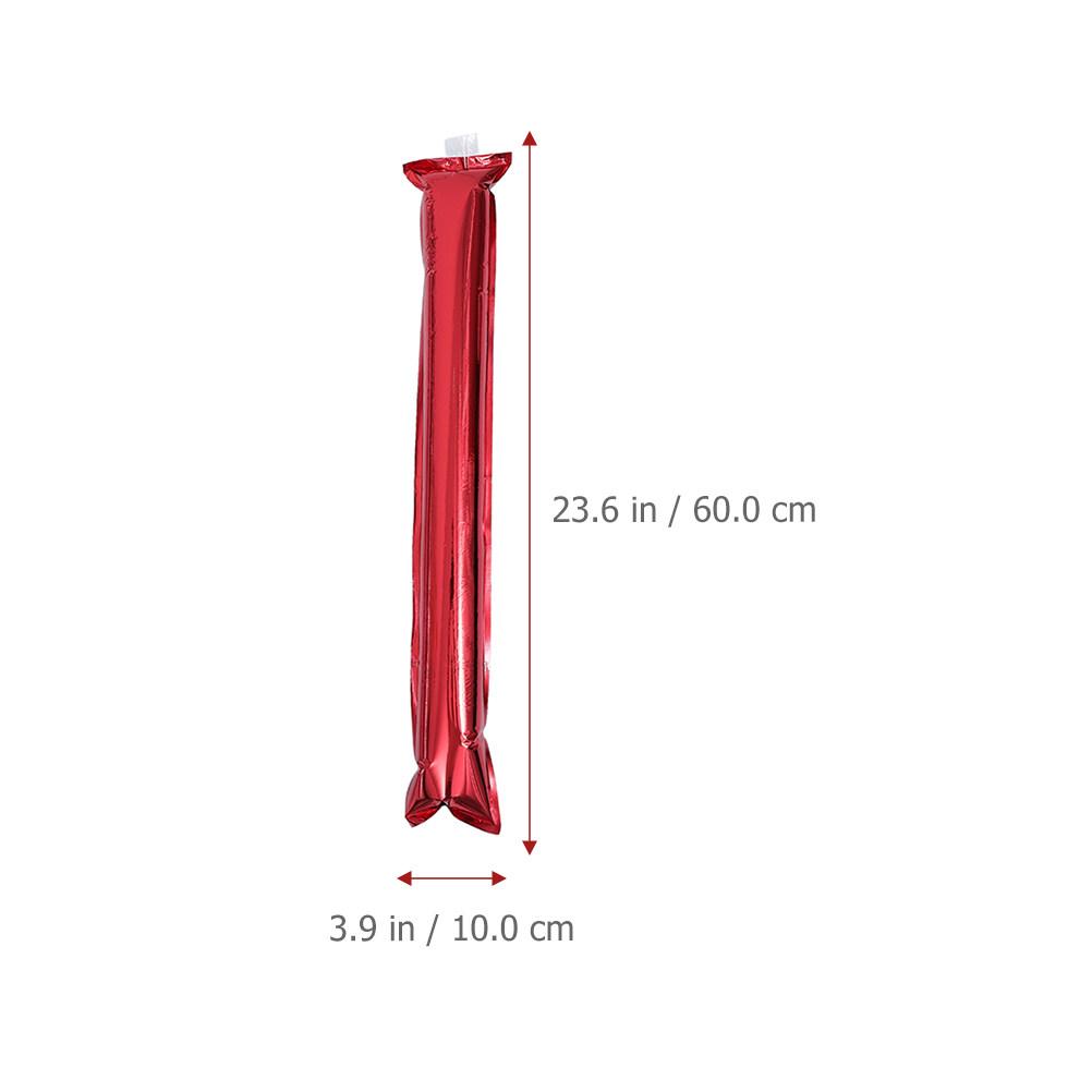 

24Pcs Cheering Inflatable Noise Sticks Thunder Clappers for Sports Events Concert Parties Sticks Noise Stick Cheering Stick красный