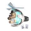Cartoon Cute Dog Car Air Freshener Flying Ball Car Aroma Diffuser Rotating Propeller Outlet Fragrance Auto Interior Accessories