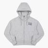 Le Coq Sportif Women Mellow Loose Fit Hooded Zip Up Grey Qp422ofto3