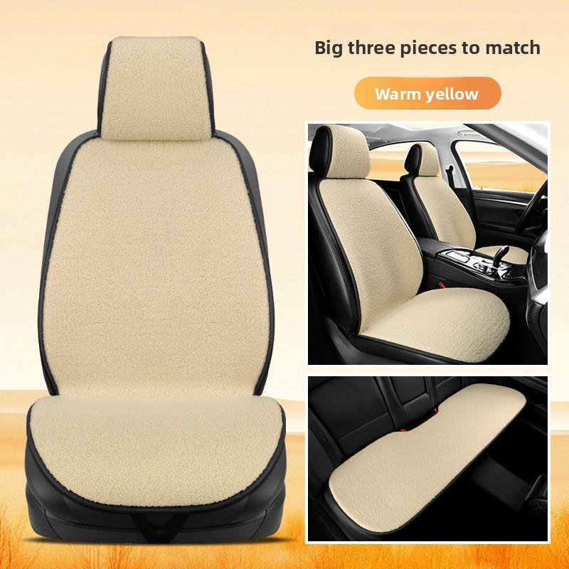 Universal Car Seat Cover Short Plush Warm Breathable Seat Cover High Quality Comfortable Warm Winter Car Seat Cushion
