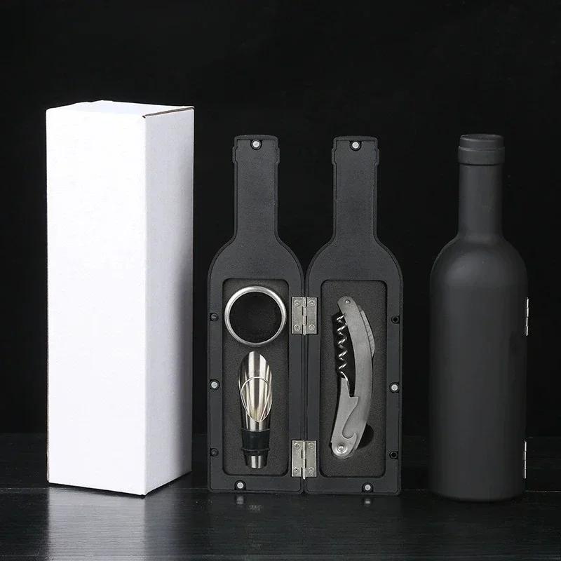 

2025 New Creative Wine Set 3/5 Pieces Bottle Opener Gift Box High-End Set Tool Bottle Opener Wine for Wine Lovers