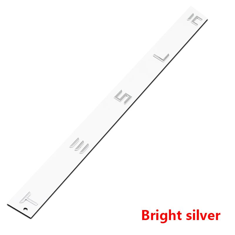 

3D ABS Logo Tesla Emblem Letters Car Trunk Badge Rear Letter Label Electroplated For MODEL 3 MODEL S X Modified accessories