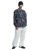 Nomaenyueol Half & Half Corduroy Pants - White