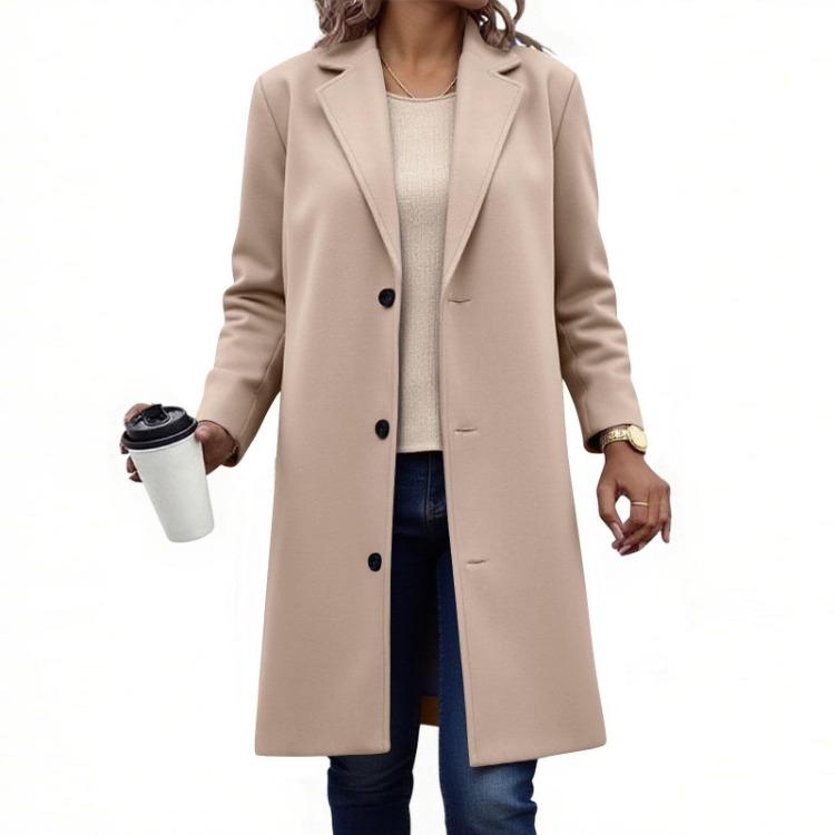 Sieviešu plašs, ērts, moderns V veida