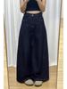 Damen 2025 Frühling-Sommer Retro Weite Gerade Jeans - Große Größen, Birnenform, Bodenlang, Locker Schlankmachende Passform