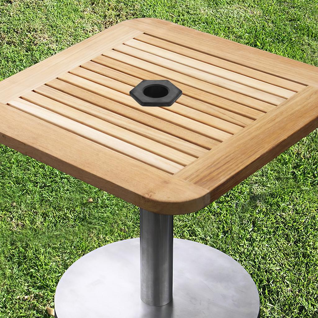 Umbrella Fixation Plug Silicone Material Patio Parasol Hole Ring Easy to Use Durable Practical Cover Included Parasol Hole Plug