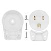 15A 125V NEMA 5-15P Replacement Plugs With Adjustable Clamp For 10-18AWG Wires Transparents Wiring Block