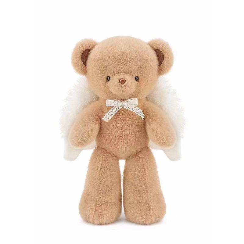 

New Angel Wings Teddy Bear Doll Bear Doll Valentine s Day Plush Toy Children s Girlfriend s Birthday Gift Full Length 42cm