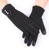 1 Pair Cozy Winter Fleece Gloves Gift Autumn Keep Warm Snow Delicate Design Minimalistic Christmas Gloves